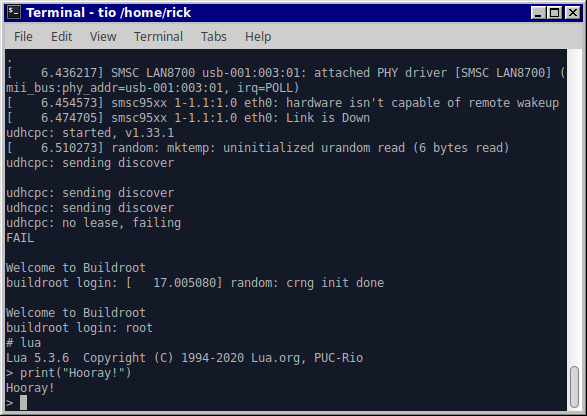 Raspberry Pi 3 login prompt